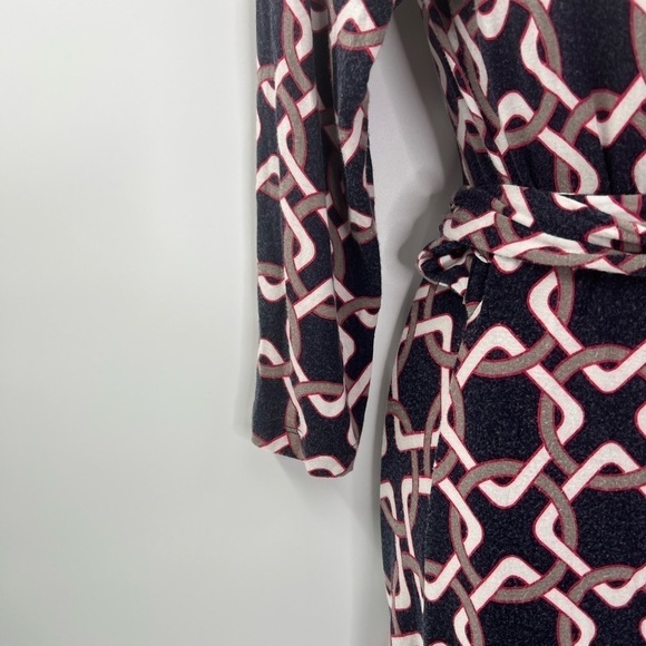 Banana Republic Women's Geometric Wrap Dresses Size S - Picture 4 of 5